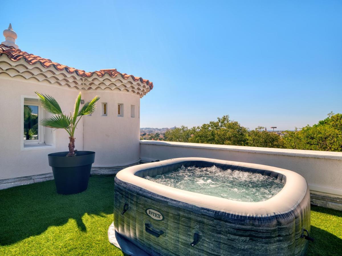 Apartament La Bastide De Saint Barnabe - Jacuzzi Terrasse Clim Wifi Parking Petanque Marsylia Zewnętrze zdjęcie