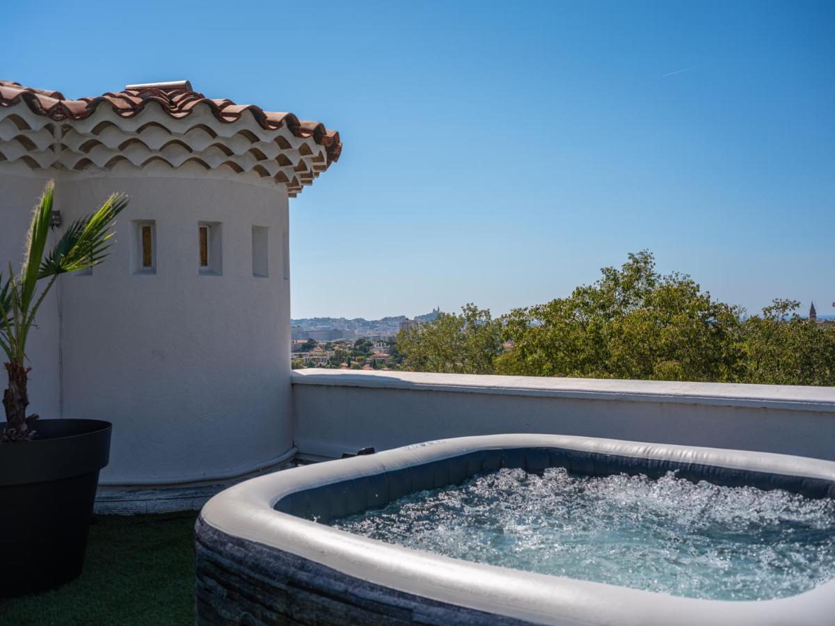 Apartament La Bastide De Saint Barnabe - Jacuzzi Terrasse Clim Wifi Parking Petanque Marsylia Zewnętrze zdjęcie