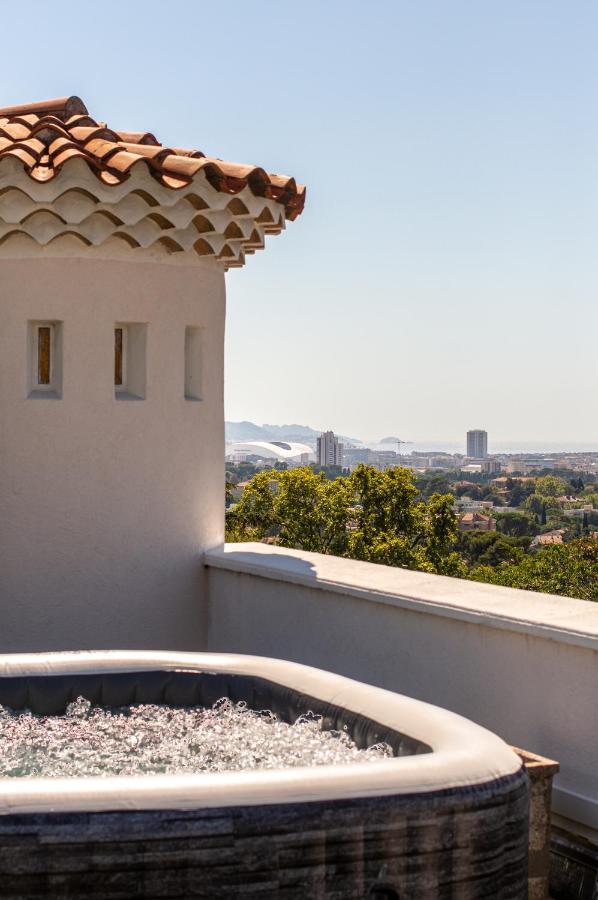 Apartament La Bastide De Saint Barnabe - Jacuzzi Terrasse Clim Wifi Parking Petanque Marsylia Zewnętrze zdjęcie